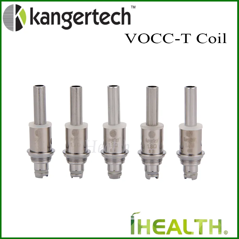 Jednostka cewki Kanger VOCC-T 1.5OHM 1.2OHM 1.8OHM dla Kangertech Topevod Kit Aerotank Evod Glass 2 Mini Protank Authentic Vocc T Coil Head