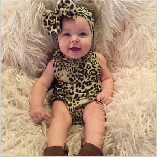 new fashion Baby Girl Leopard Print Floral Bowknot Headband Elastic Stretch Big Bow Hair Band Children Hair Accessories /