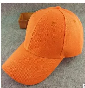 Baseball snapback blank cap justerbar förtjockning ren färg klassisk fungerande reklam kvinna ny bomull sommar sol män damer monterad hatt