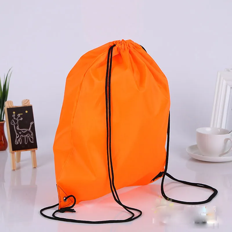 Shopping Bags 210polyest fabric Tote bags waterproof Backpack foldable Marketing Promotion drawstring shoulder bag