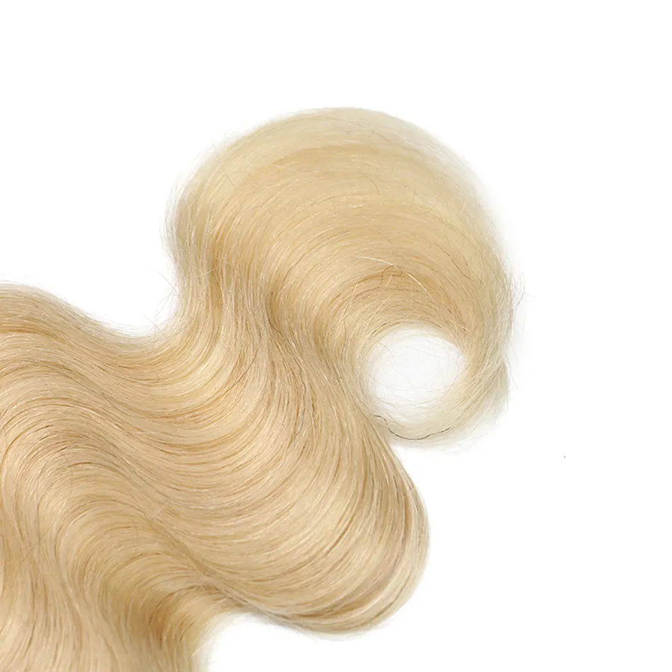 ELIBESS HAAR-Brasilianische Körperwelle Ombre Menschenhaar Bundles 1B / 613 100 gr / teil Farbe 2 Ton Remy Haar Weben Blonde Haareinschlagfaden