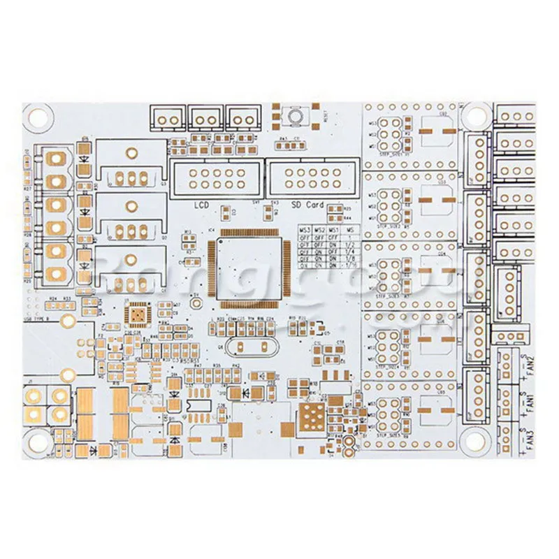 Livraison gratuite Carte mère d'imprimante 3D GT2560 + Pilote A4988 + Kit LCD2004 Taille compacte Connexion plus pratique