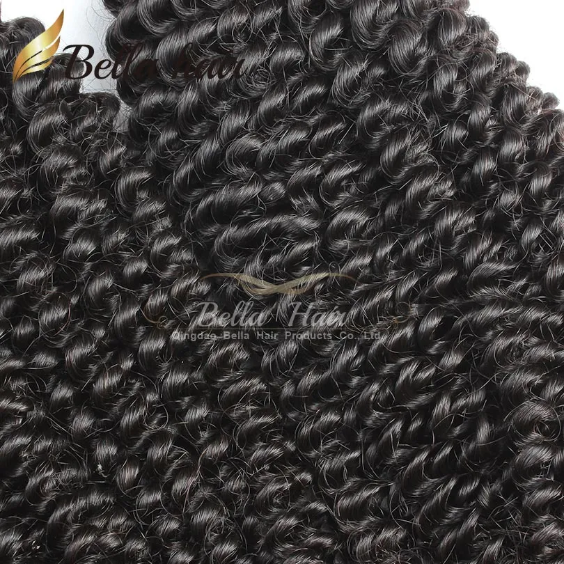 Bellahair Brazylijskie włosy 9a Afro Kinky Curly 10-24 cale indyjskie wiązki Malezji Kambodżańskie Peruwiańskie dziewicze tkaczy