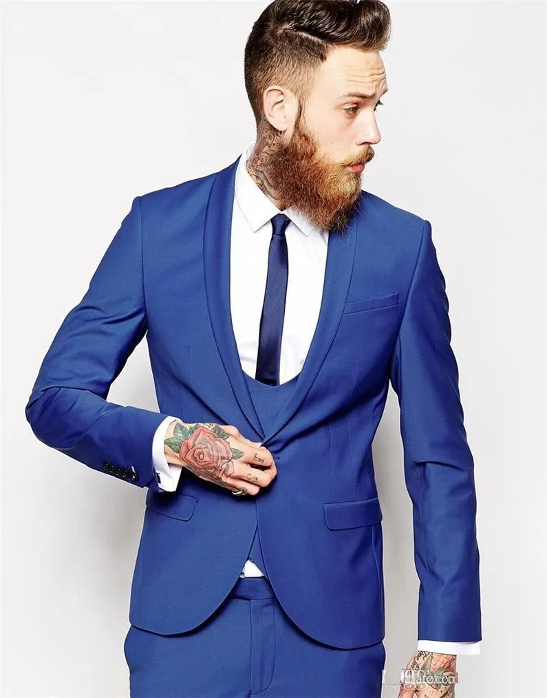 4 ternos Pieces Homens de casamento Custom Made Slim Fit Suit Tailor Made Suit Best Men Tuxedo terno do noivo de alta qualidade barato jaqueta + calça + gravata + Vest