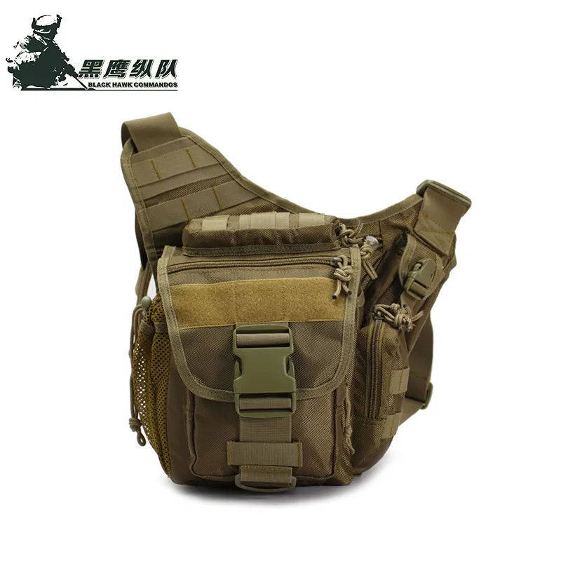 Tactical Messenger Bag Military Molle Camera Bag Outdoor Casual Waist Pack Army Fans Durable Single Shoulder Bag