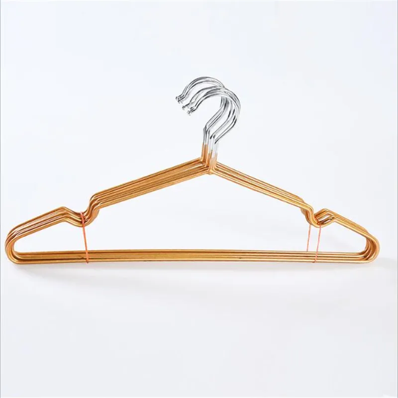 Multifunctional Thick Skidproof Metal with PVC Coating Wire Clothes Hanger Colorful Eco-friendly Dry and Wet Dual-use Clothes Racks