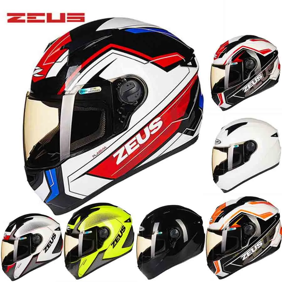 Ahorra a lo Grande en Compras al por Mayor de 2016 Nueva Certificación DOT  ZEUS Casco De Moto De Cara Completa ABS Cascos De Moto De Motocross ZS 811 