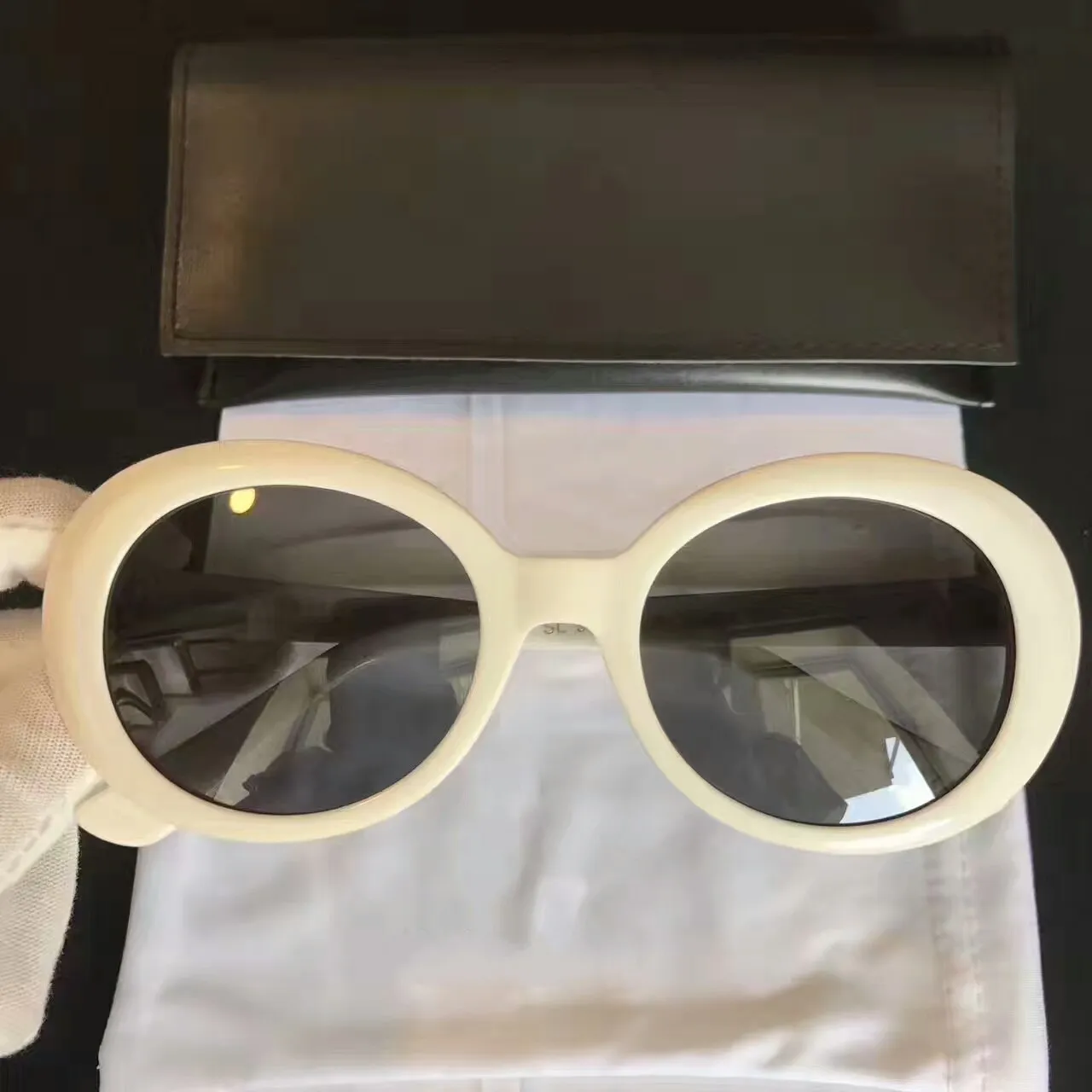 New top quality SL98 mens sunglasses men sun glasses women sunglasses fashion style protects eyes Gafas de sol lunettes de soleil with box