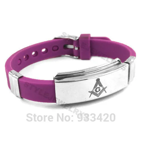 Masonic silicone deals bracelets
