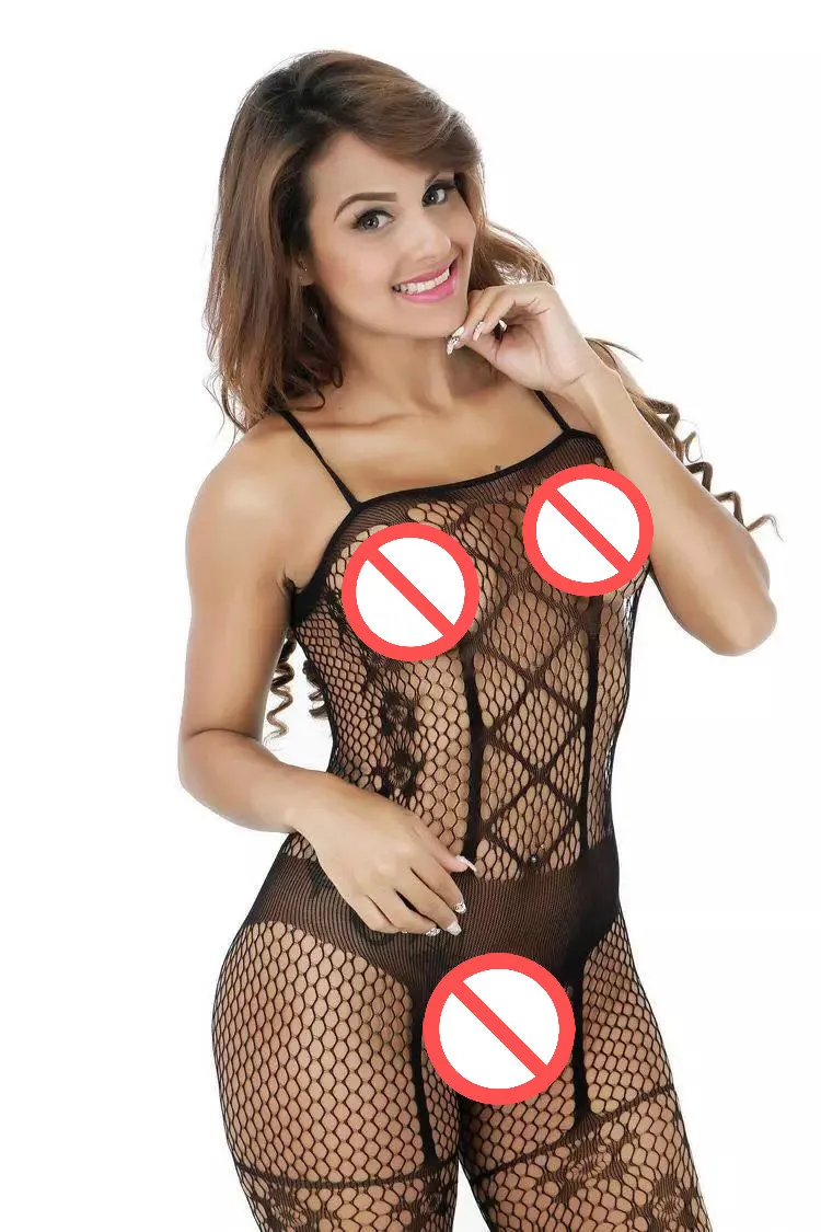 Новая сексуальная женщина открыть промежность сетки Bodystocking чулок белье костюм фетиш боди горячий сексуальный черный белье сексуальные бретельках пижамы