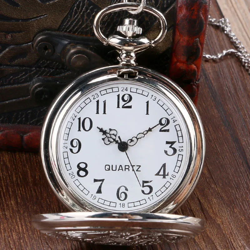 Wholesale Mix Quartz watches Necklace Chain Bronze pocket watches PW057