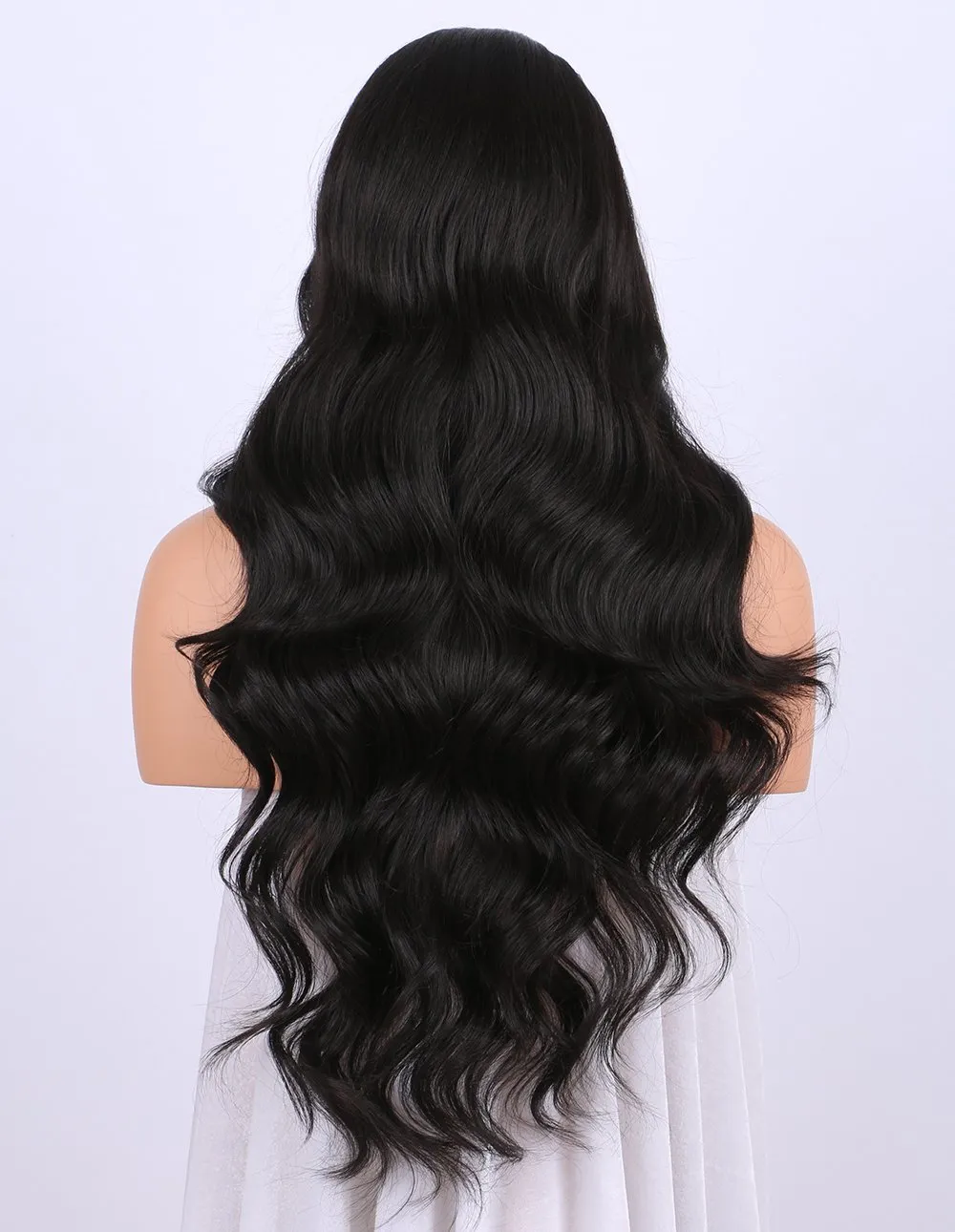Synthetic Wigs for women Natural Looking Long Wavy Right Side Parting Heat Resistant Replacement Wig 24 inches8939626
