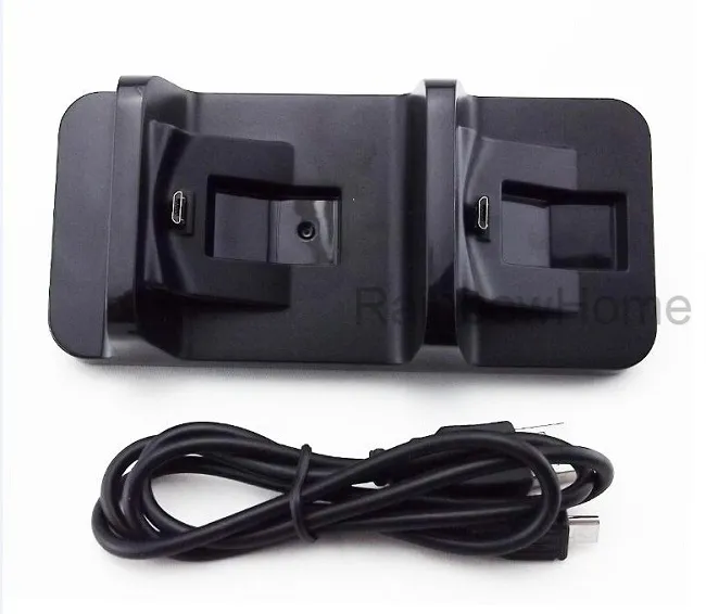 Support de Station de chargement double chargeur USB pour manette sans fil PS4 PlayStation Dualshock 4, câble USB pour manette de jeu