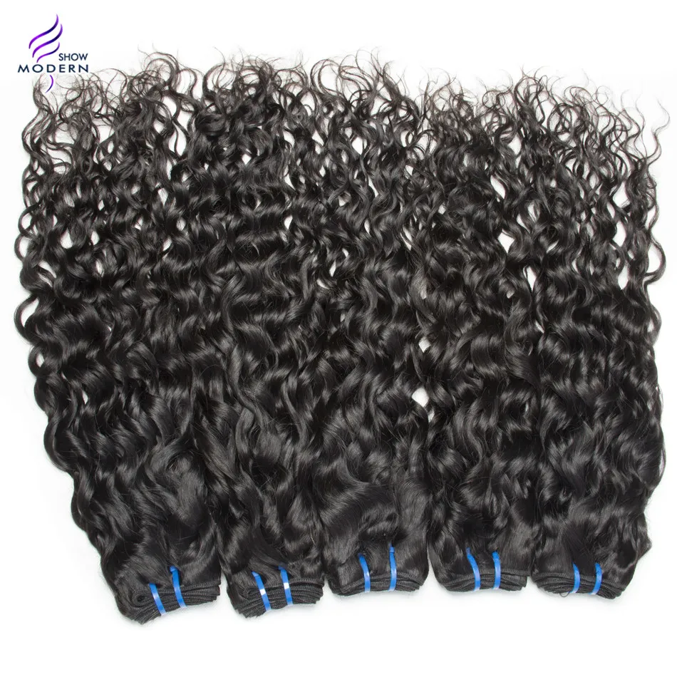 Brazilian Virgin Human Hair Weave Bundle Water Wave Wet And Wavy 4 Bundles Brazilian Loose Curly Hair Extension2296840