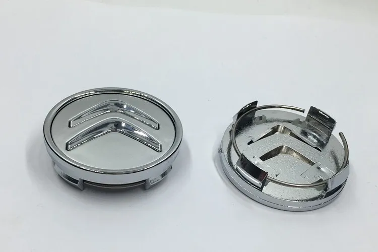 Araba Styling 4 Adet / grup 60mm Citroen Tekerlek Merkezi Caps Tekerlek Merkezi Amblem Rozet C2 Uyar C3 C4 C5 C6 C-Quatre Hub Caps Amblemler Rozeti