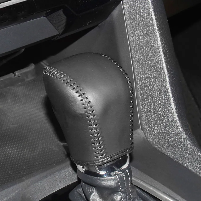 Anti-Rutsch-Reißverschluss Auto Schaltknauf Abdeckung Schwarz