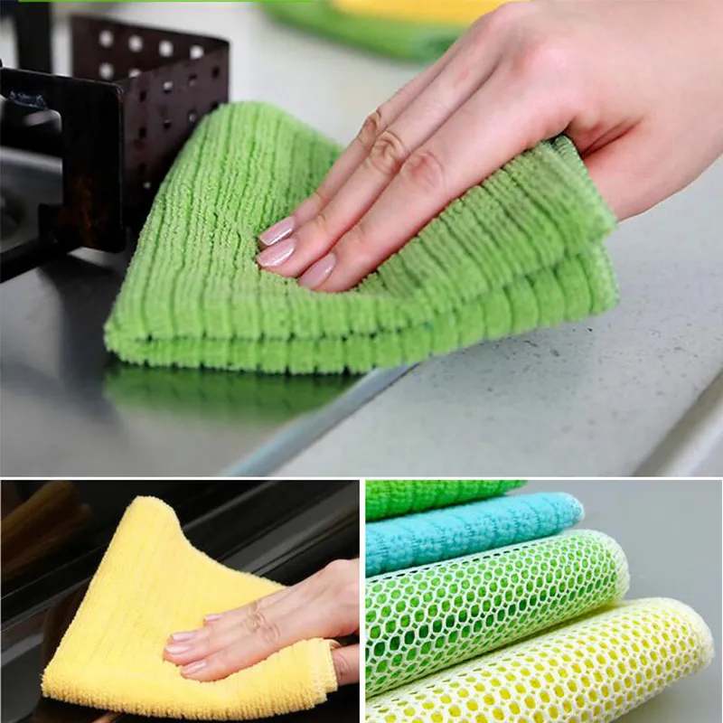 Microfiber Cleaning Cloth Housekeeping Towel Kitchen Towel Cleaning