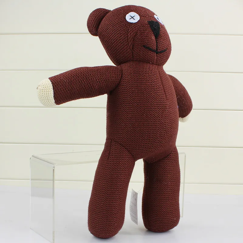 Sr. Bean Teddy Bear Animal de pelúcia de pelúcia 22cm Brown Figura Doll 7047748