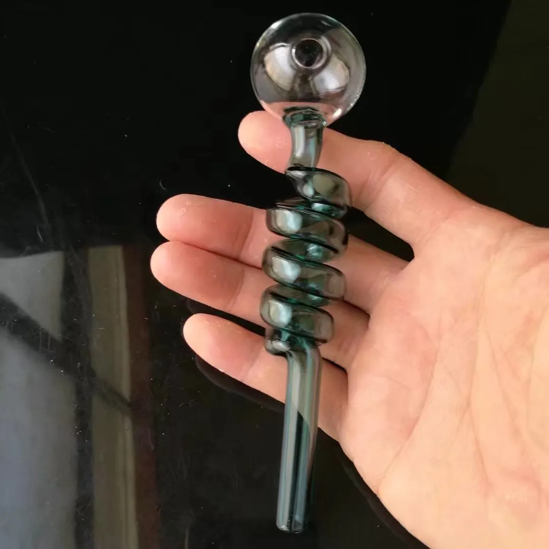 Farbe Spirale Gerade Topf Großhandel Bongs Ölbrenner Rohre Wasserpfeifen Glas Rigs Rauchen