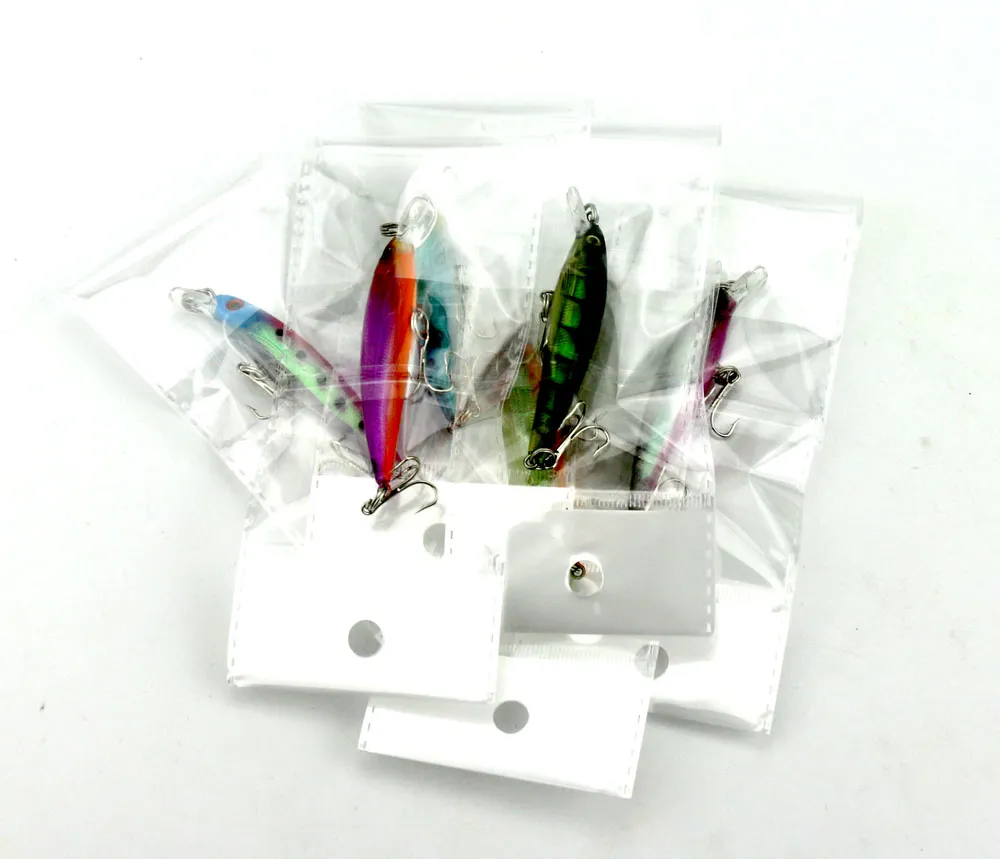 HENGJIA 6 couleurs MInnow Wobbles longueur 8CM poids 8G leurre de pêche appât dur artificiel vif natation leurre de pêche matériel