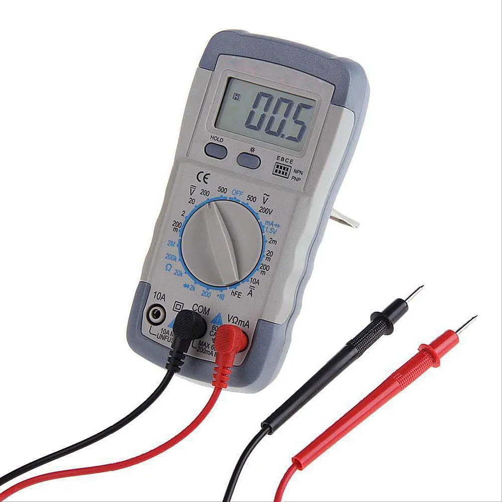 Digital LCD Multimetr Voltmeter Amperomierz Ohmometer Ohm Capacitance Tester B00334