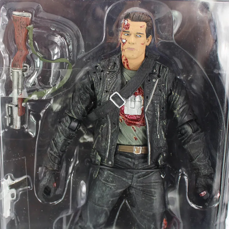 NECA Terminator 2 T800 Steel Mill Figure Action Figure Toy 18cm för Boy039S gåva 8641520