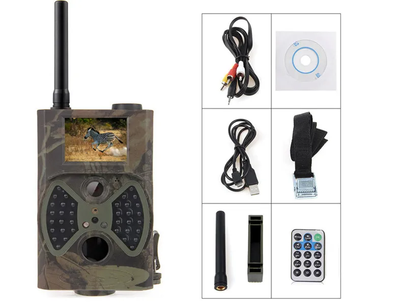 HC 300M Trail Hunting Camera Photo Trap MMS SMS GSM GPRS 12MP HD Wild