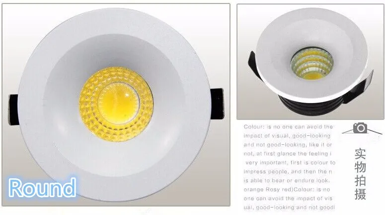 슈퍼 LED 오목한 마이크로 미니어처 소형 조절 가능한 미니 5W LED 다운 라이트 코브 디미 메이블 다운 가벼운 따뜻한 차가운 흰색 AC85265V9255881