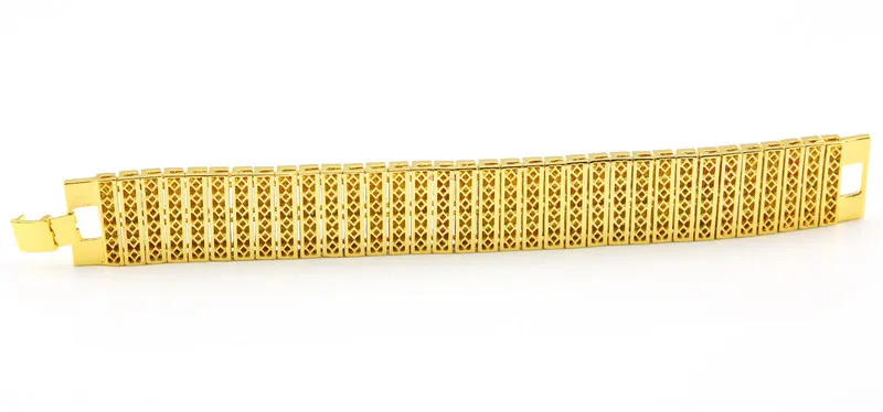 Pulsera de Hip Hop para hombre, pulsera de cadena de aleación de zinc, oro y plata con diamantes de imitación, pulsera de tenis de HipHop para regalo de fiesta 341C