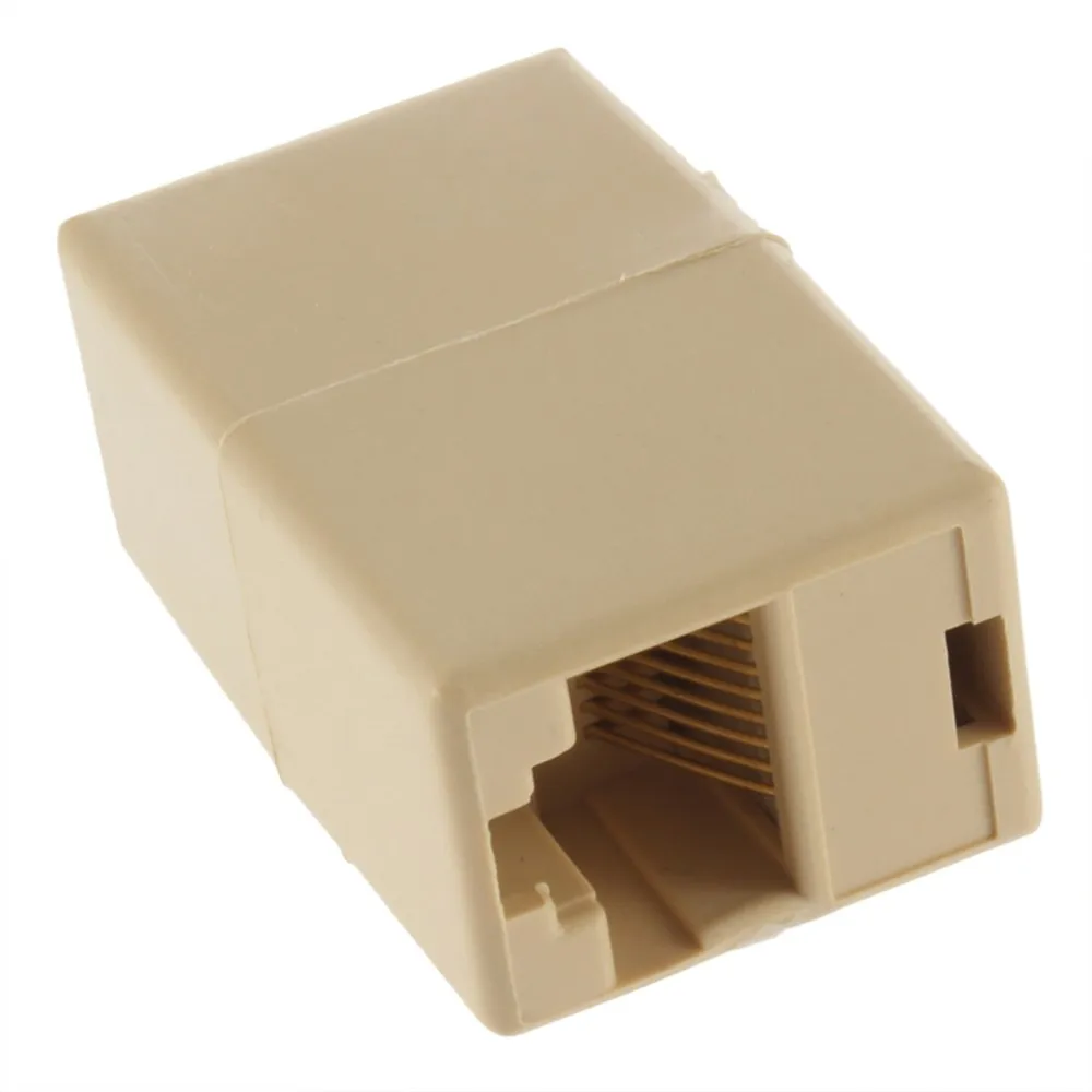 8P8C RJ45 Femmina a RJ45 Femmina CAT5 Cavo di Rete Adattatore Connettore Extender Spina Accoppiatore Joiner Accoppiatori