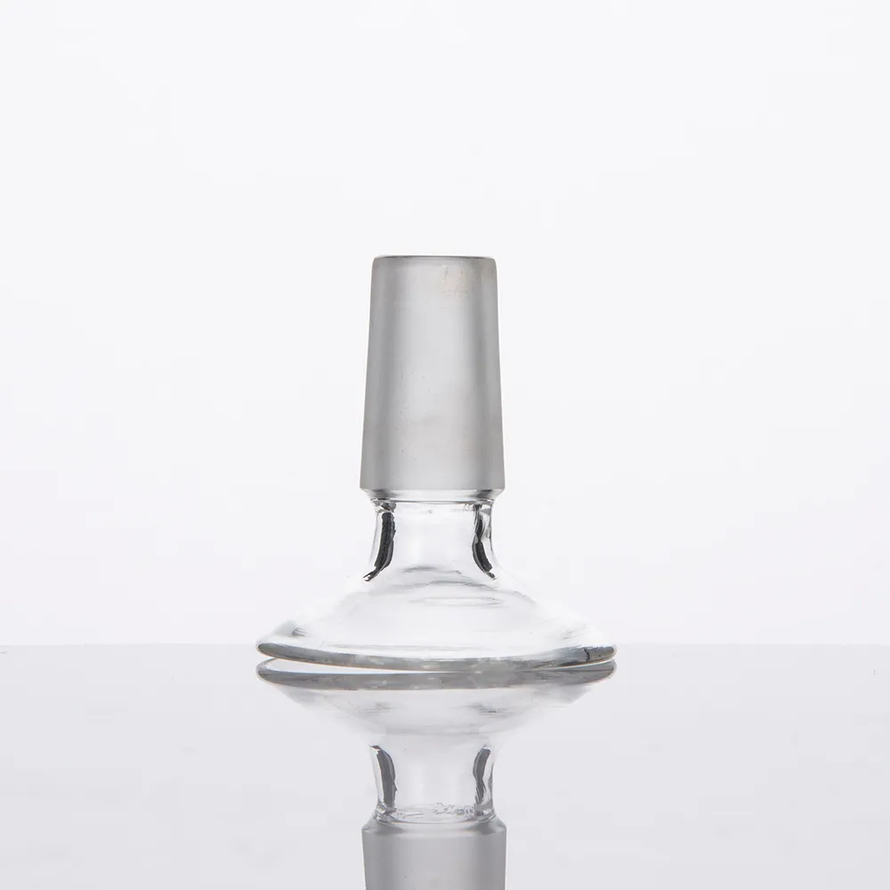 Glass Adaptor Stand For Bowl Piece Domes Water Pipe Bongs Adaptors 14mm 18mm Male Female Frosted Joint Dropdow Dab Rig 377