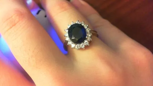 Vecalon Mode Royal Ring Princess Cut 4CT Saphir CZ Diamant Ring 10KT Weißgold gefüllt Frauen Engagement Hochzeit Band Ring