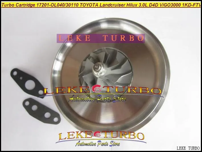 Turbo-patron CHRA CT16V 17201-OL040 17201-30110 17201-0l040 för TOYOTA Landcruiser Hilux D4D Vigo VGT 3000 1kd-FTV 3.0L 173HP