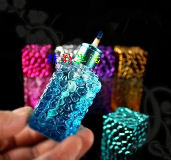 Color water cube alcohol lamp --glass hookah smoking pipe Glass gongs - oil rigs glass bongs glass hookah smoking pipe - vap- vaporize