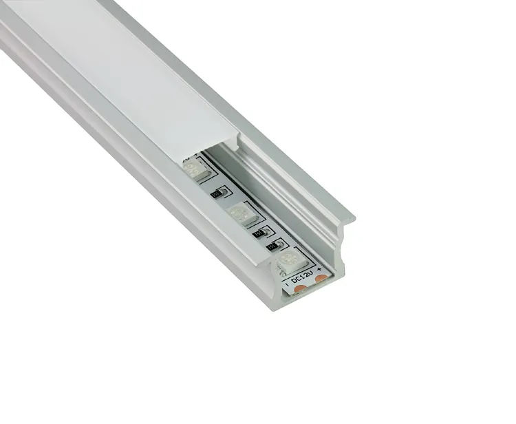 Głęboki wbudowany aluminiowy profil LED do LED Light Light Forowanie Forowanie SMD5050,5630,3528, Profil kanału LED, 10x0.5m