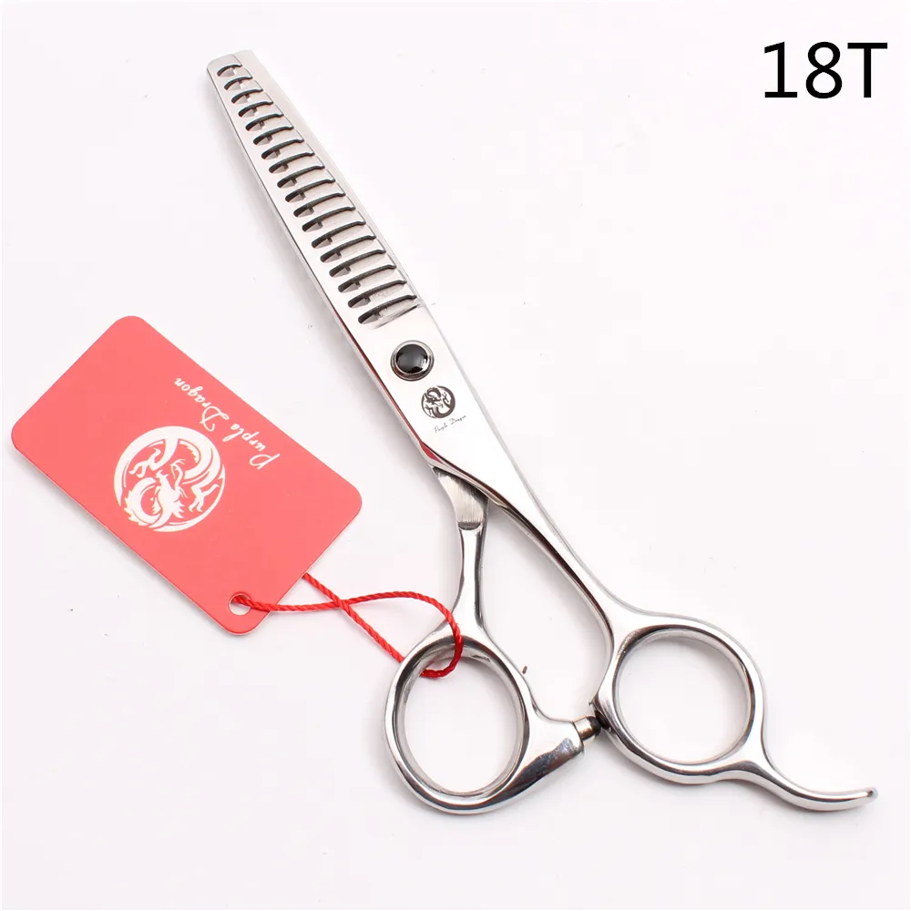 6 polegadas Japan Aço Dragão roxo Profissional Human Human Scissors Scissors Herdressing Scissors 81418 Taxa de desbaste de dentes 35509104957