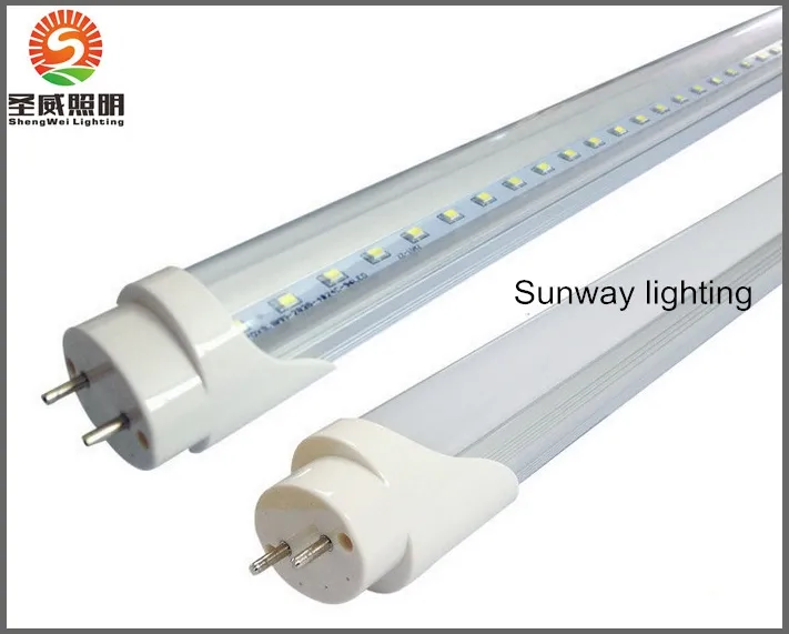 Stock in VS - 4ft T8 LED -buislichten 18W 20W 22W SMD2835 4 FEETS LED Fluorescent Bollen 1200 mm AC 85-265V CE ROHS FCC