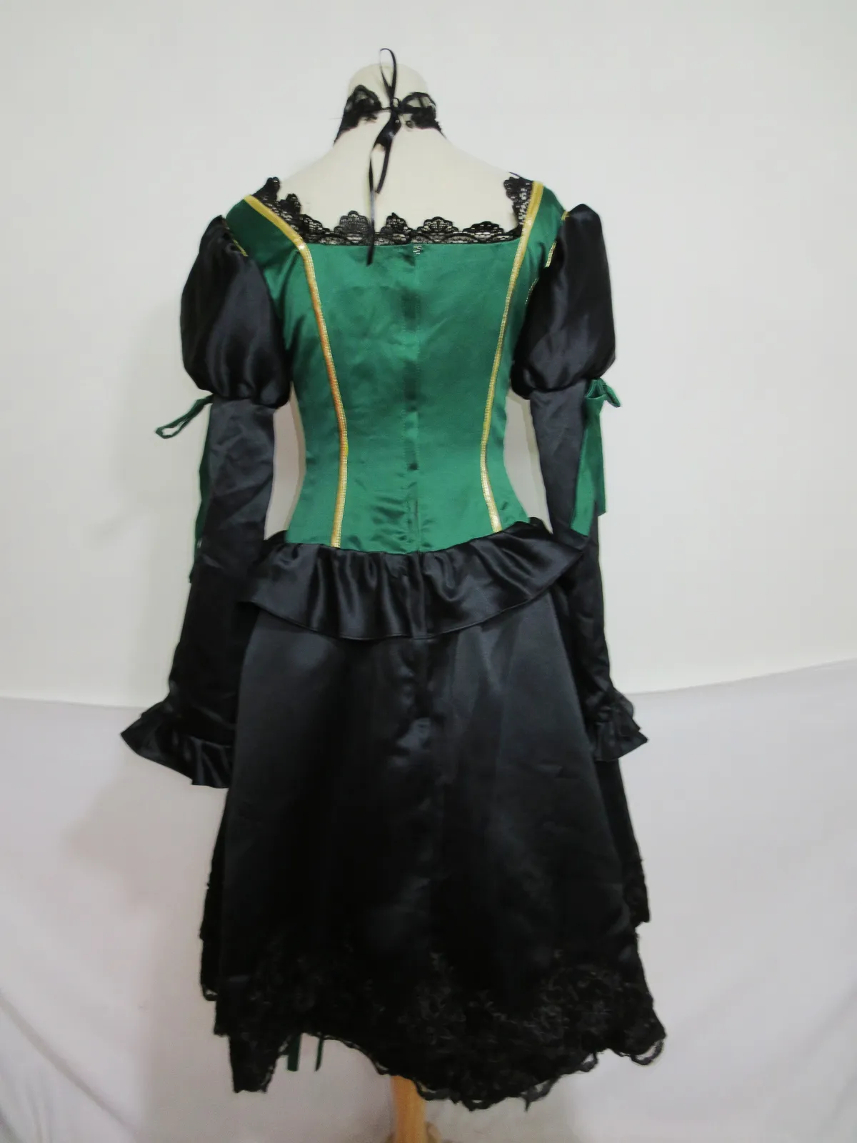 Black Butler Sieglinde Sullivan Green Witcn Lolita Dress cosplay kostym