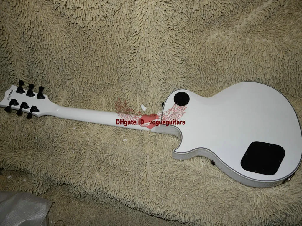 Groothandel gitaren op maat gemaakte winkel James Hetfield Cross SW elektrische gitaar witte gitaren uit China