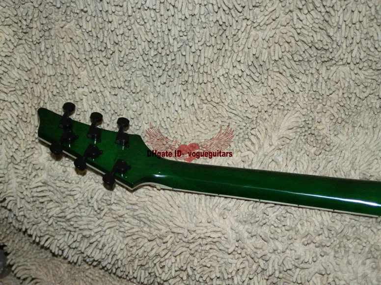 Chitarra sinistra Iceman chitarra elettrica personalizzata in chitarre verdi Ree 8655338