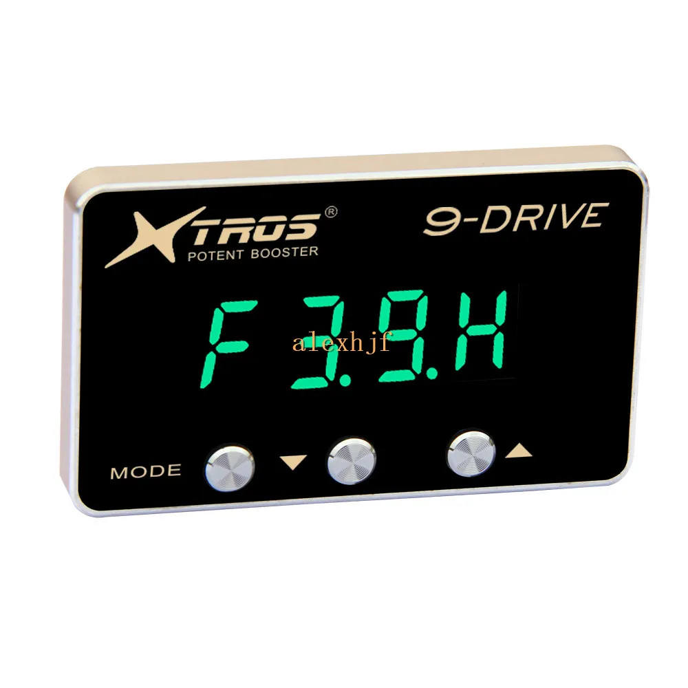 8th 9-Drive Electronic Throttle Controller 5mm Thickness 4-digit Display, TP-802 for Volvo C30, C70, S60, V40, V60, XC60, XC90, S40, S80L