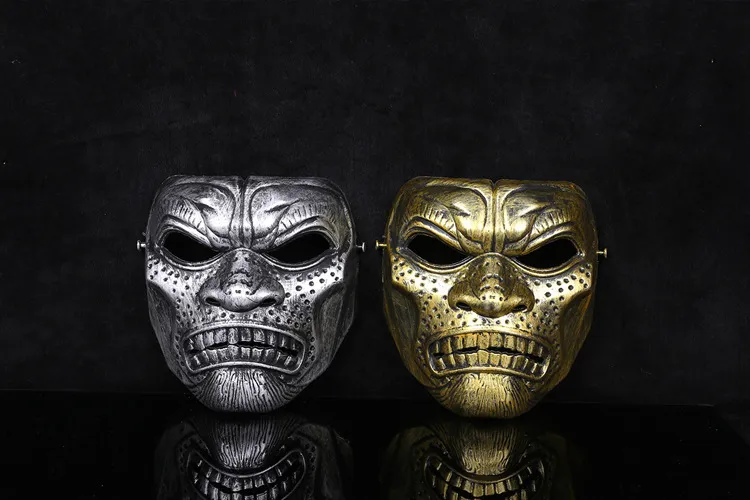 Halloween festmasker f￶r maskerad hip-hop-dans skelett Sparta maskeradmaskdekoration