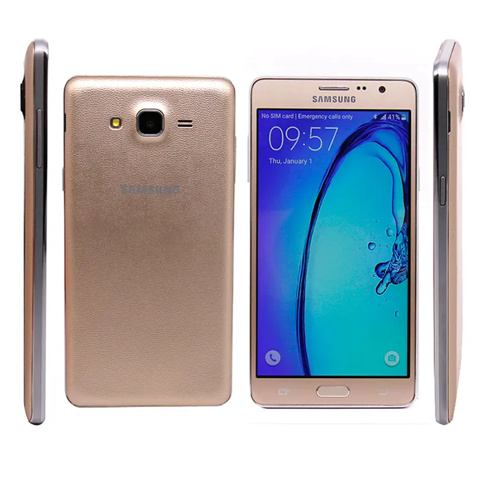 2017 Orijinal Samsung Galaxy On7 G6000 4G LTE Çift SIM Cep Telefonu 5.5 '' inç Android 5.1 Quad Core RAM1.5G ROM 16 GB 13MP Kamera Akıllı Telefon