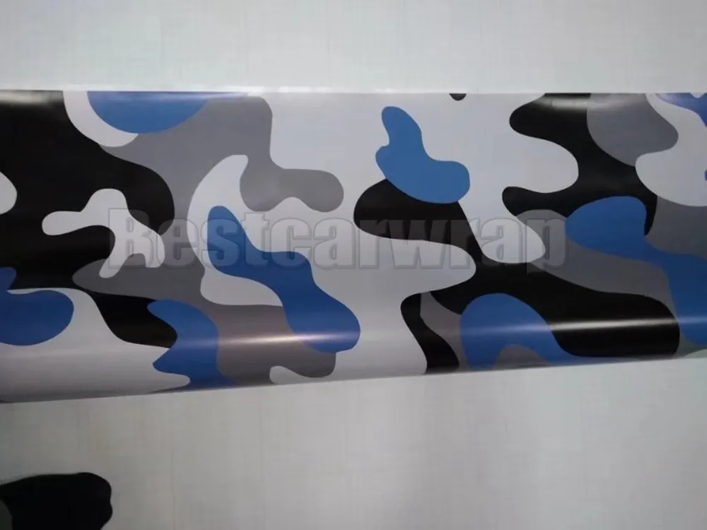 2019 Snow Winter Camoufalge Vinyl For Car Wrap Film With air bubble free CAMO film for Truck / boat graphics Foil 1.52X30M 5x98ft