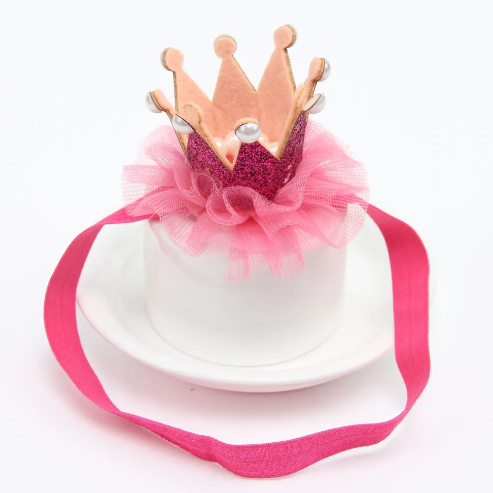 Principessa bambina corona tiara fascia capelli torta di compleanno di torta di compleanno Foto nuovo! Girls Crown Head Abbrautica HJ125