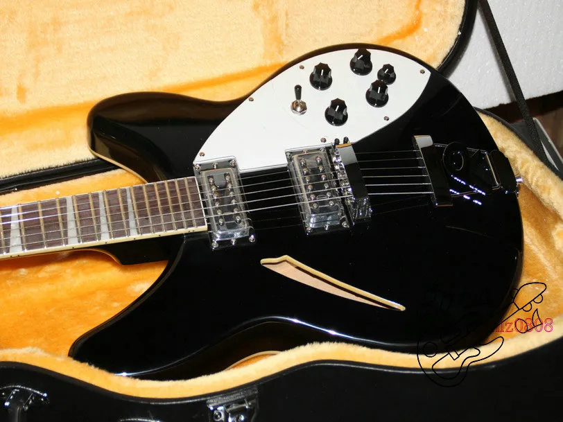 Black 360 6 String Ltd Electric Guitar OEM From China For