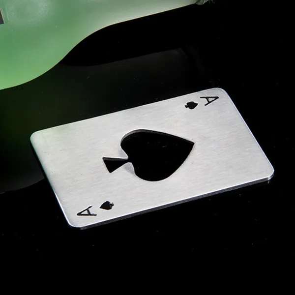 Carte à jouer Poker Piques Ace Bar Outil Soda Bière Ouvre-Bouteille Cadeau E00209 BARD