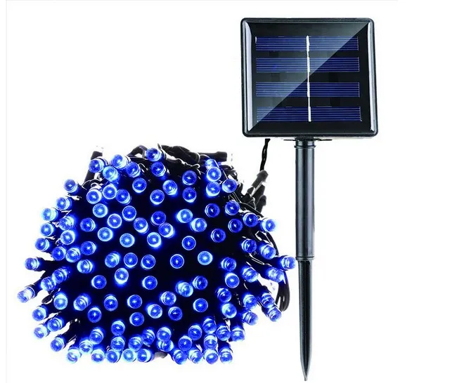 22m 200 LED 태양열 LED 끈 조명 Garland Christmas Solar Lamps Wedding Garden Party 장식 Outdoor275Z