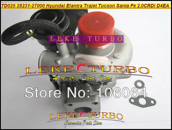 TD025 28231-27000 Kia Carens Hyundai Elantra Trajet Tucson Santa Fe 2.0L CRDi D4EA 2000- Turbocharger (6)