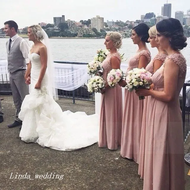 bridesmaid dress dusty rose Dusty Rose Bridesmaid Dresses Convertible – Lisposa main image 1